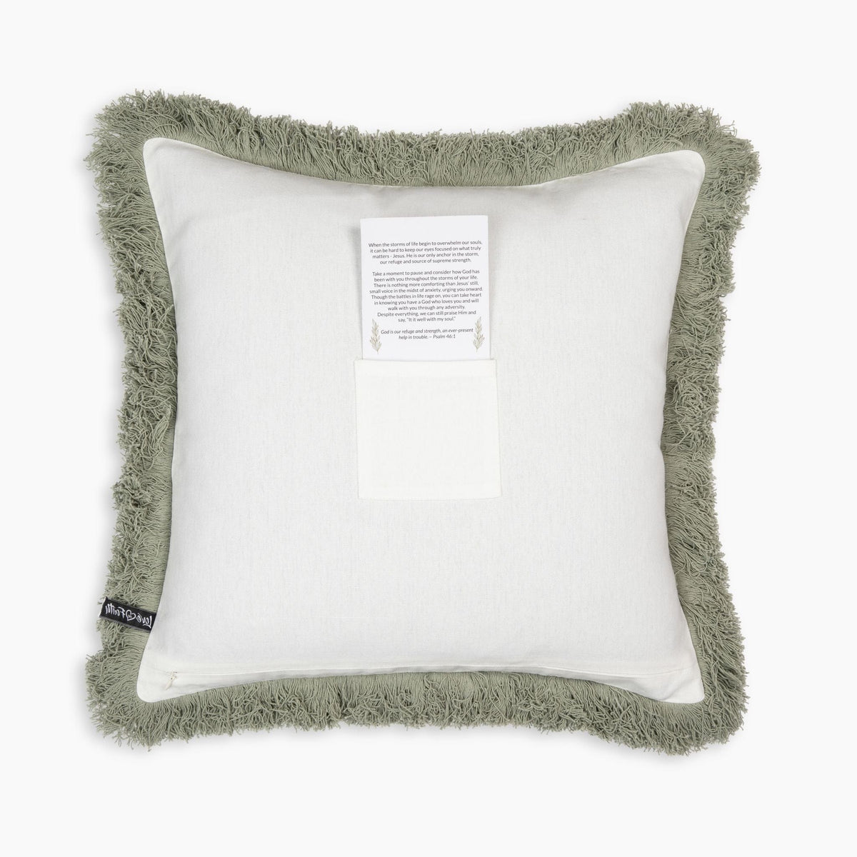 It is Well Prayer Pocket Pillow Cover