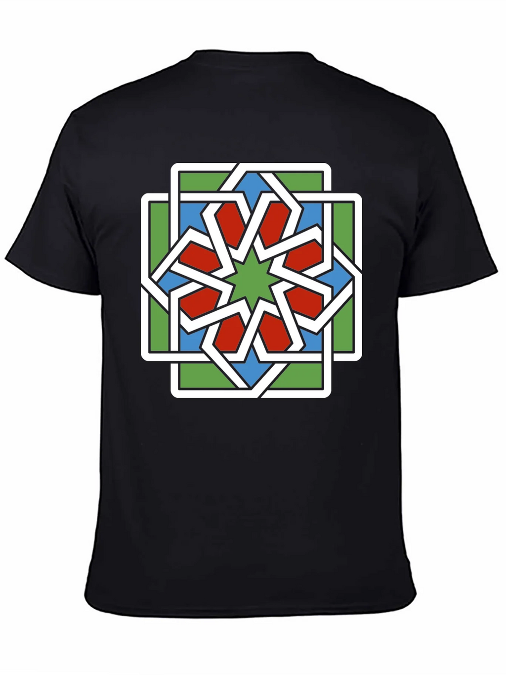 Geometric Star Pattern T-Shirt product image 4