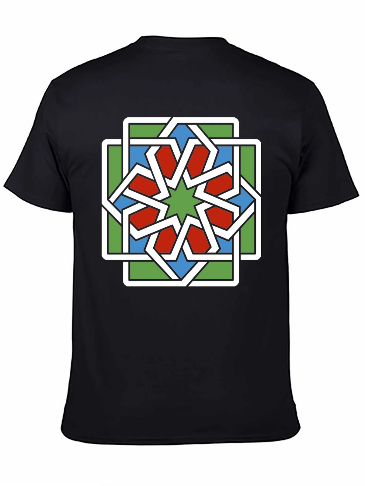 Geometric Star Pattern T-Shirt product image 4