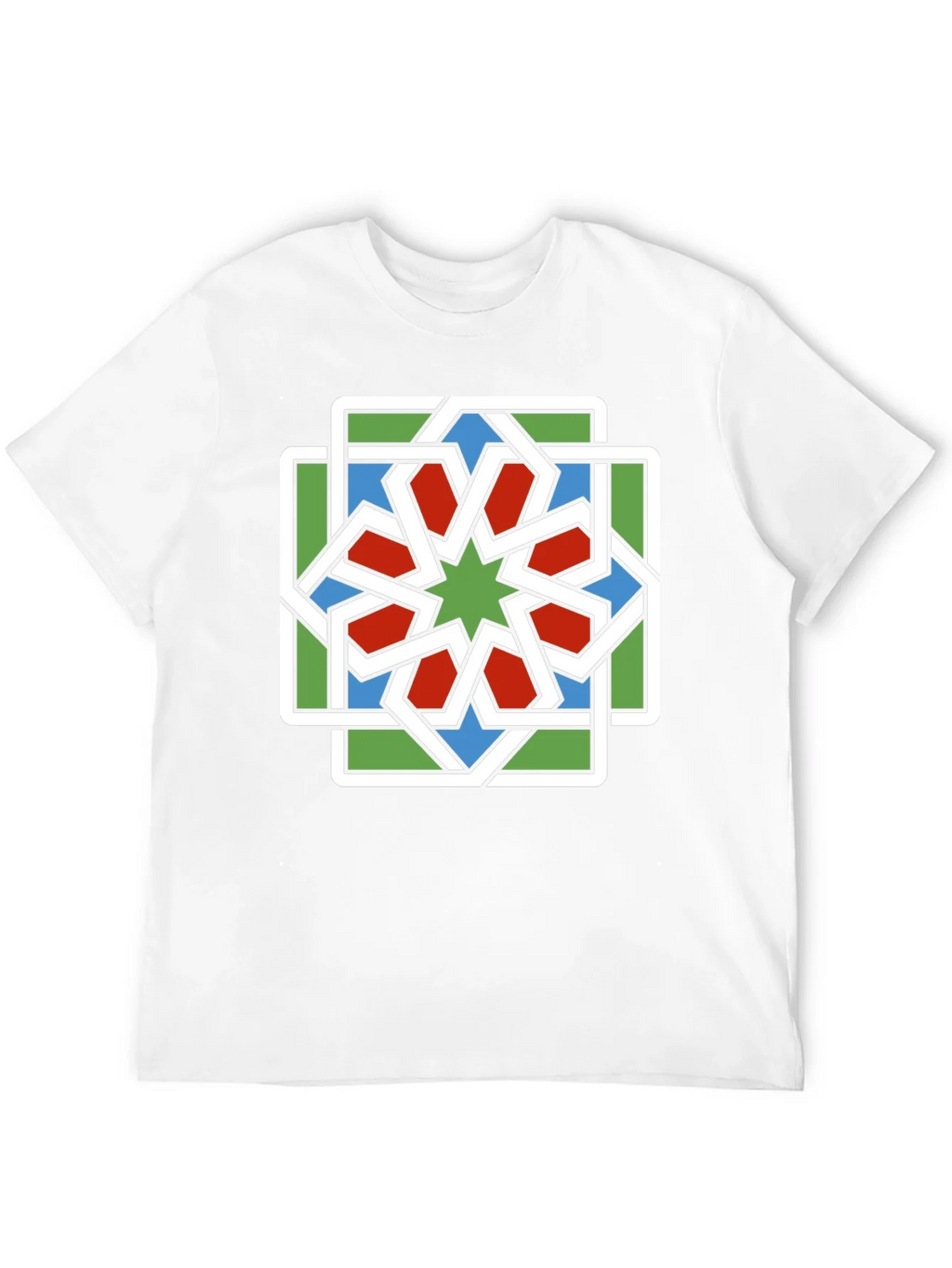 Geometric Star Pattern T-Shirt product image 11