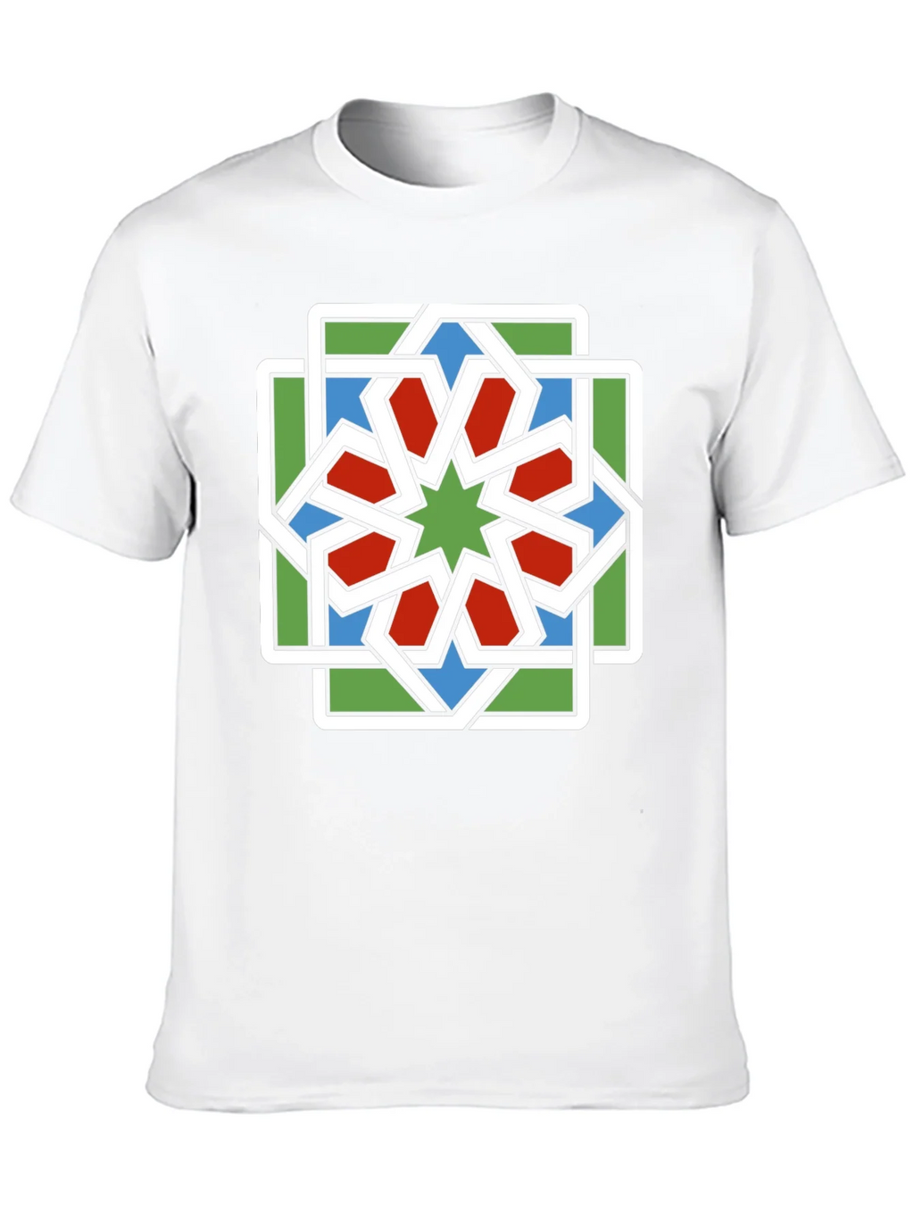 Geometric Star Pattern T-Shirt product image 9
