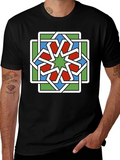 Geometric Star Pattern T-Shirt product image 1