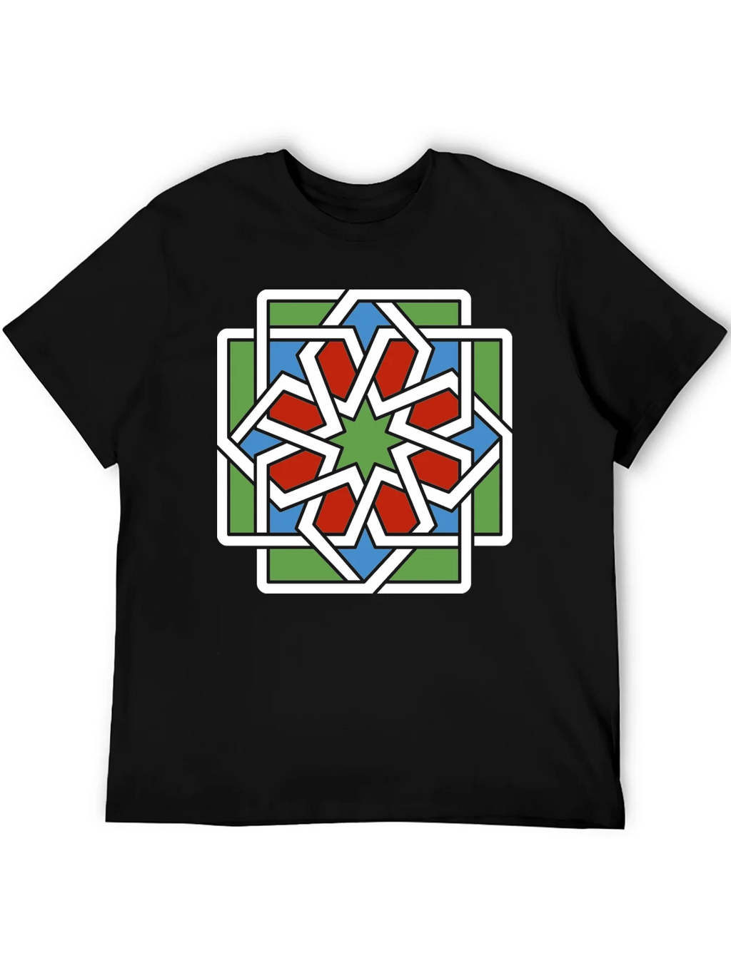 Geometric Star Pattern T-Shirt product image 5