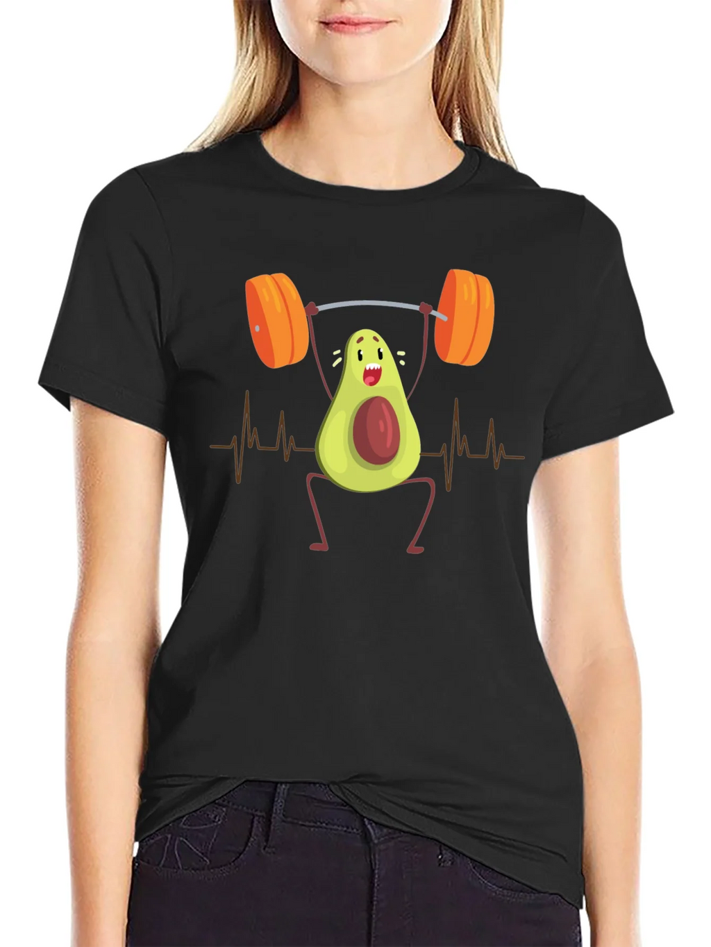 Avocado Lifter Graphic Tee - Funny Gym Workout Shirt product image 1