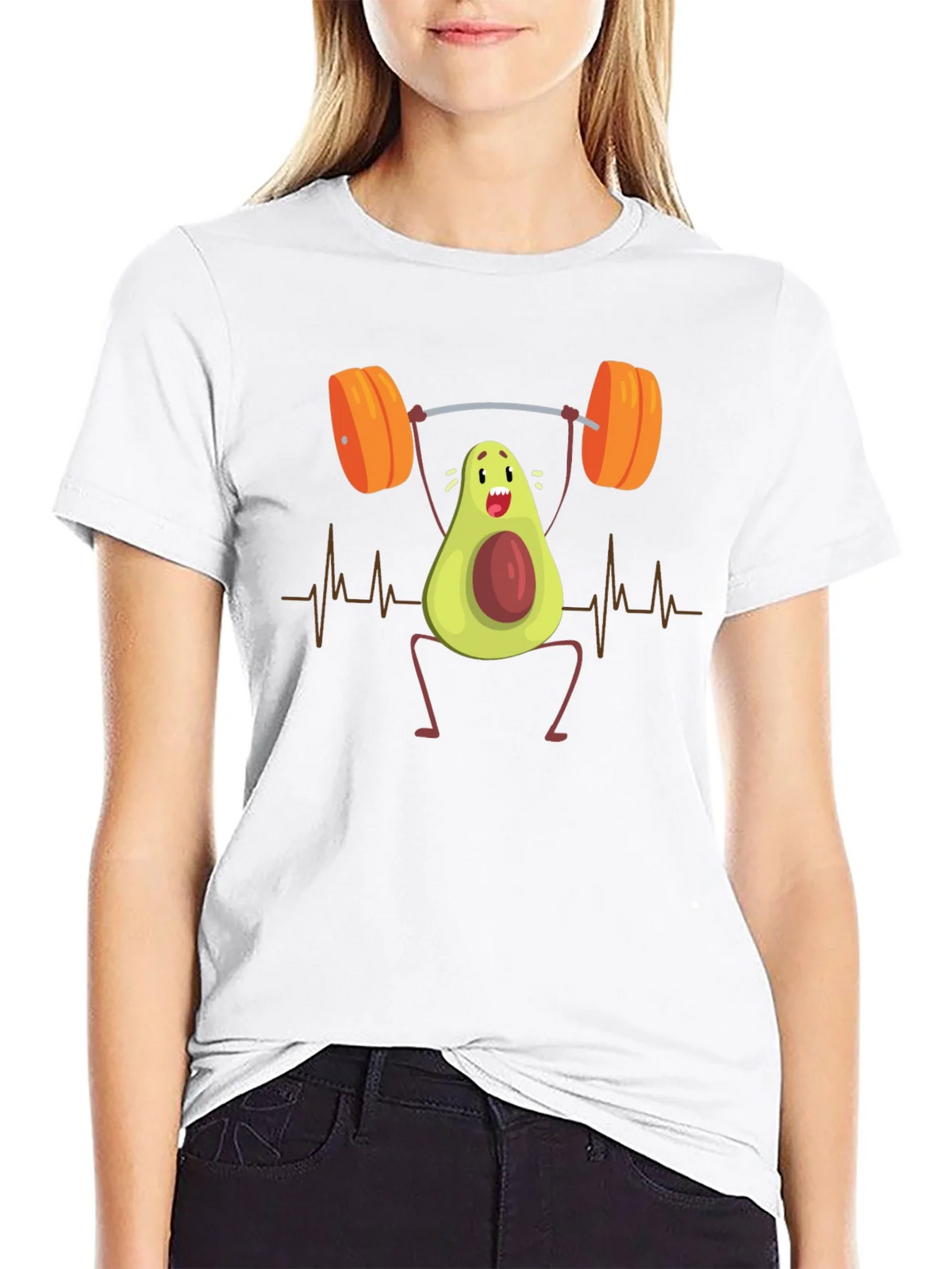 Avocado Lifter Graphic Tee - Funny Gym Workout Shirt product image 3