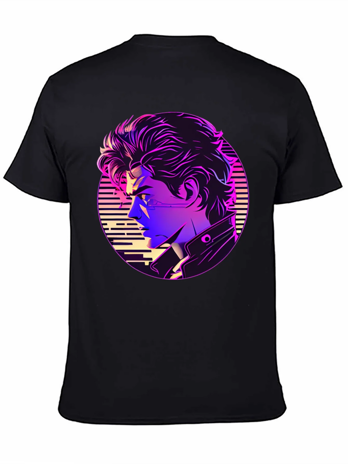 Retro Anime Vaporwave T-Shirt - Black product image 4