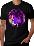 Retro Anime Vaporwave T-Shirt - Black product image 1