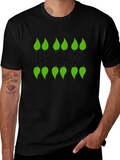 Leaf Me Alone Graphic Black T-Shirt product image 1