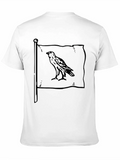 Raven Flag Graphic Tee - Casual Black Shirt product image 1