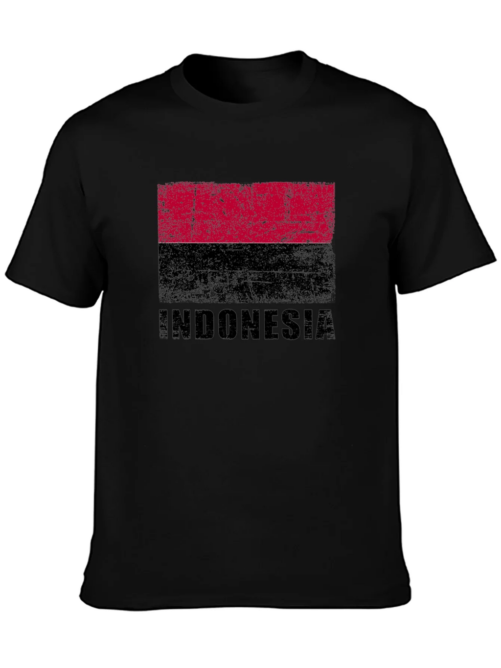 Indonesia Flag Graphic T-Shirt - Distressed Design product image 3