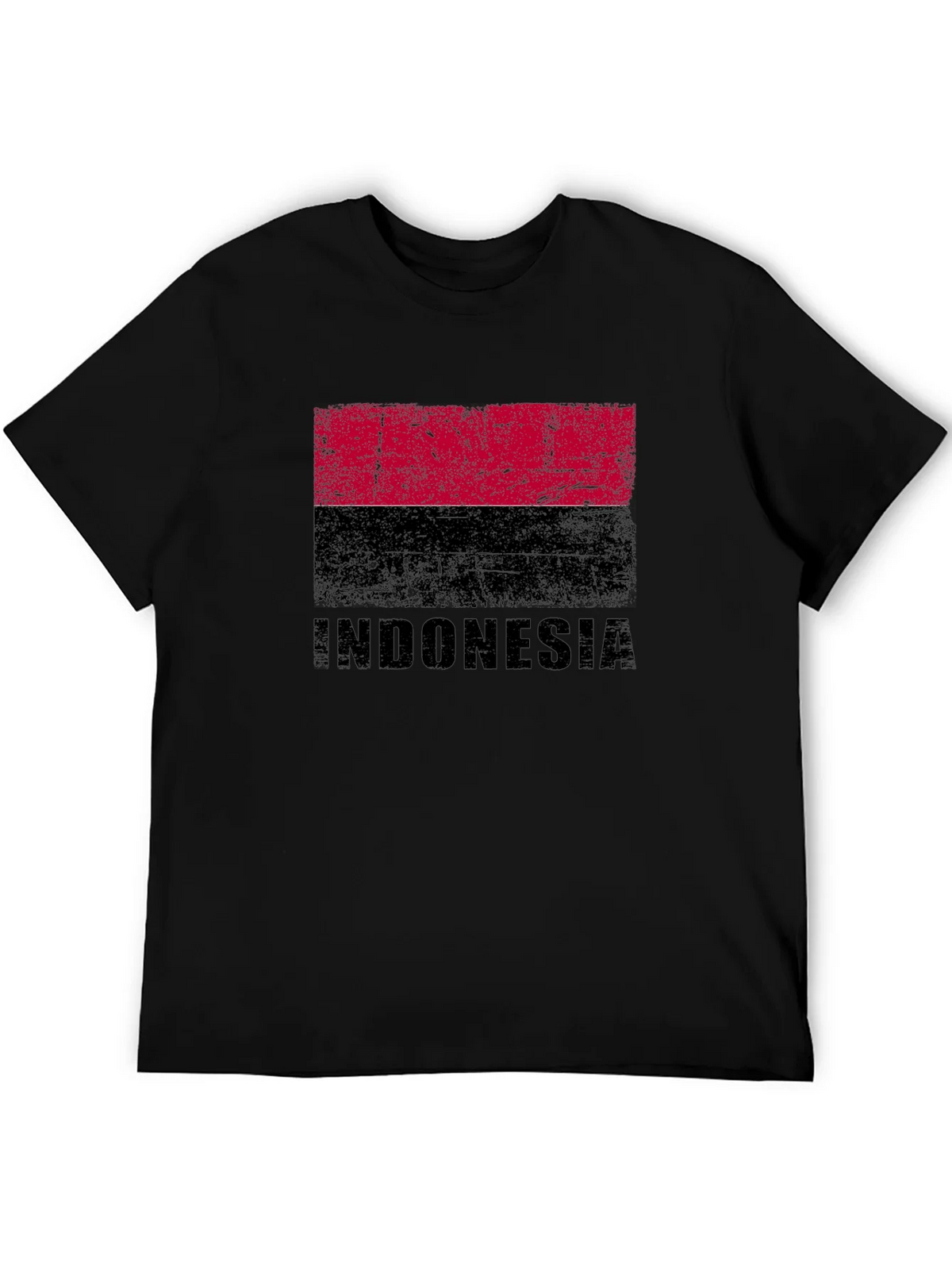 Indonesia Flag Graphic T-Shirt - Distressed Design product image 5
