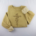 Floral Cross Sweatshirt