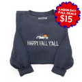Embroidered Happy Fall Y'all Sweatshirt product image 1