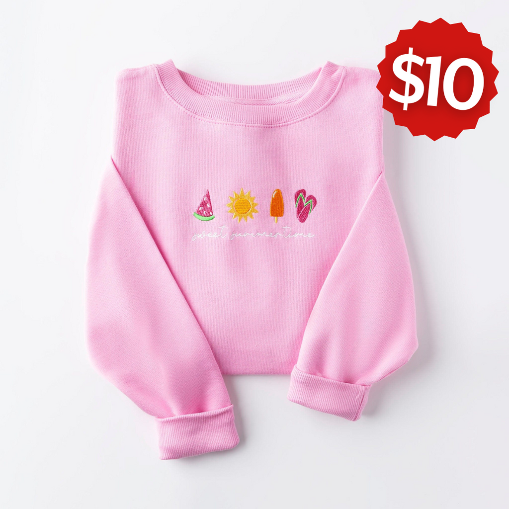 Embroidered Sweet Summertime Sweatshirt product image 1
