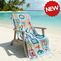 Be Salty Stamps Beach Towel