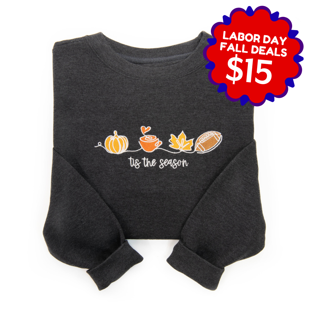 Embroidered Tis the Season Sweatshirt product image 1