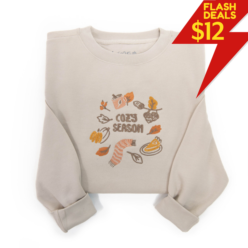 Embroidered Cozy Season Sweatshirt product image 1