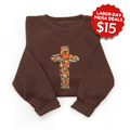 Embroidered Fall Cross Sweatshirt product image 1