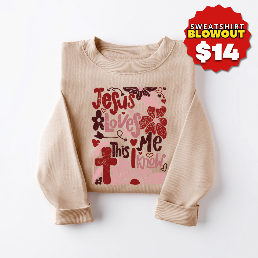 Jesus Loves Me Sweatshirt product image 1