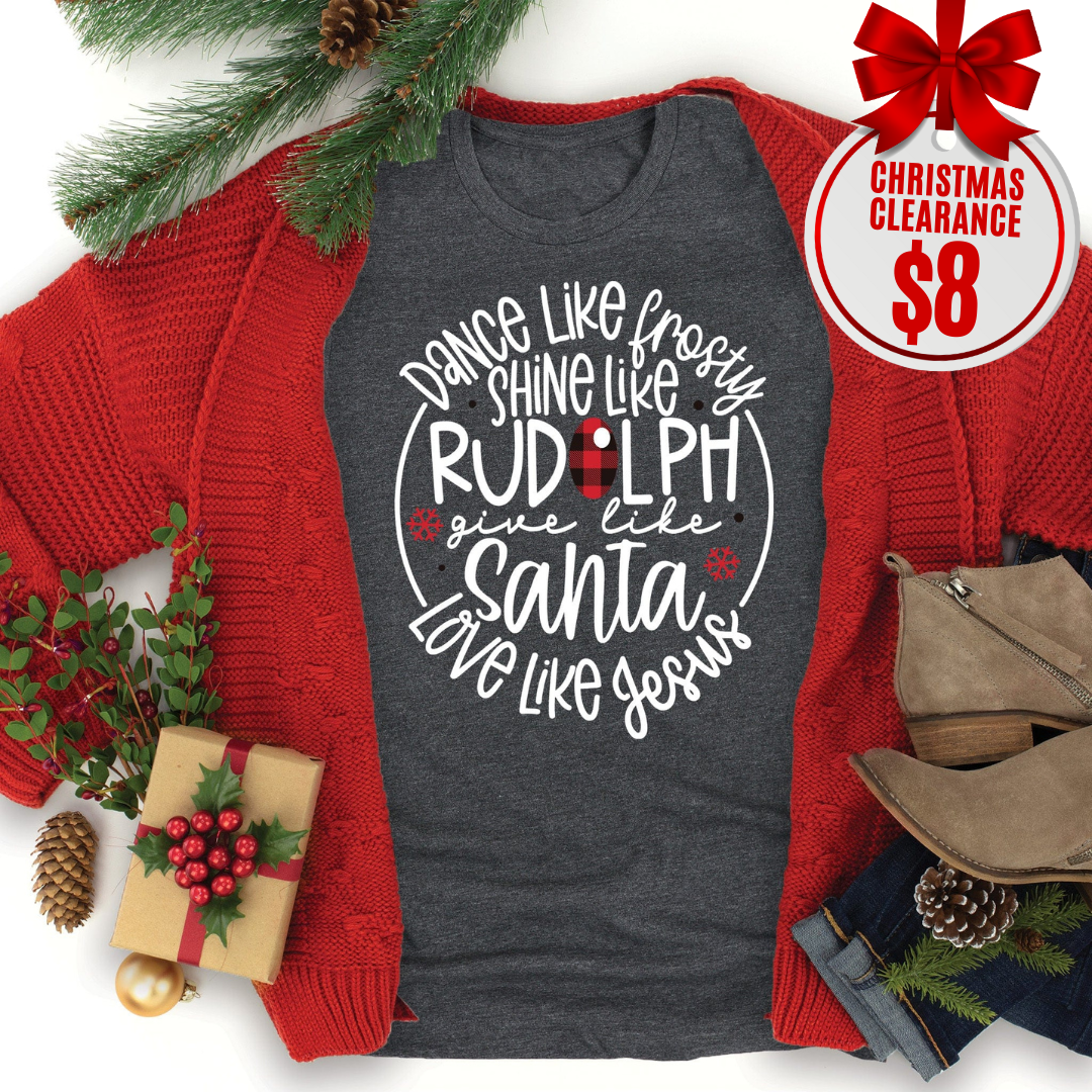 Love Like Jesus Christmas Tee product image 1