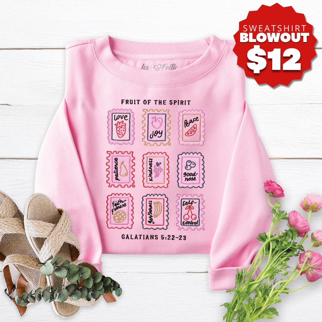 Fruit of the Spirit Embroidered Crewneck Sweatshirt product image 1