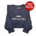 Embroidered Happy Fall Y'all Sweatshirt product image 1