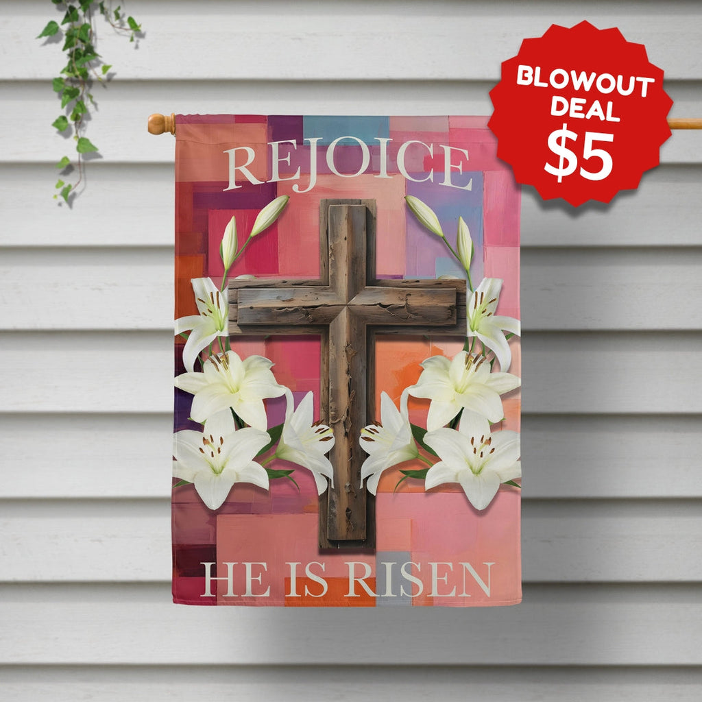 Rejoice Printed House Flag