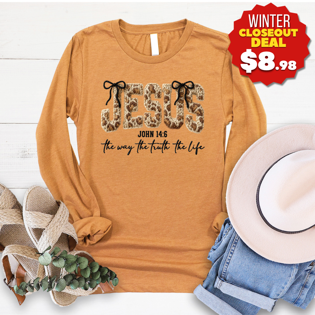 Jesus Way Truth Life Yarn Long Sleeve product image 1