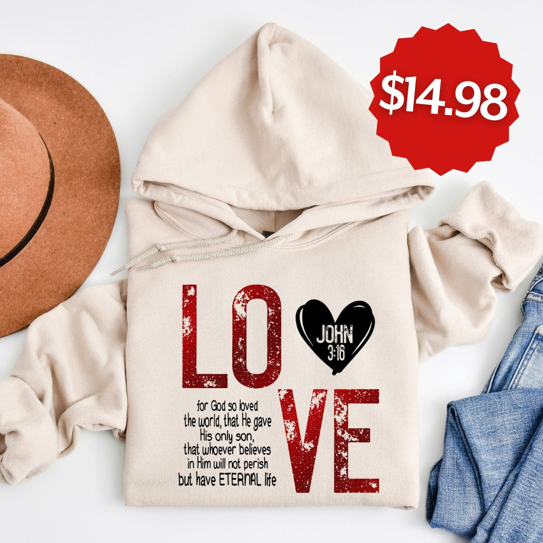 John 3:16 Pullover Hoodie product image 1