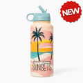 Forever Chasing Sunsets Stainless Steel 32 oz Bottle