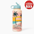 Forever Chasing Sunsets Stainless Steel 32 oz Bottle