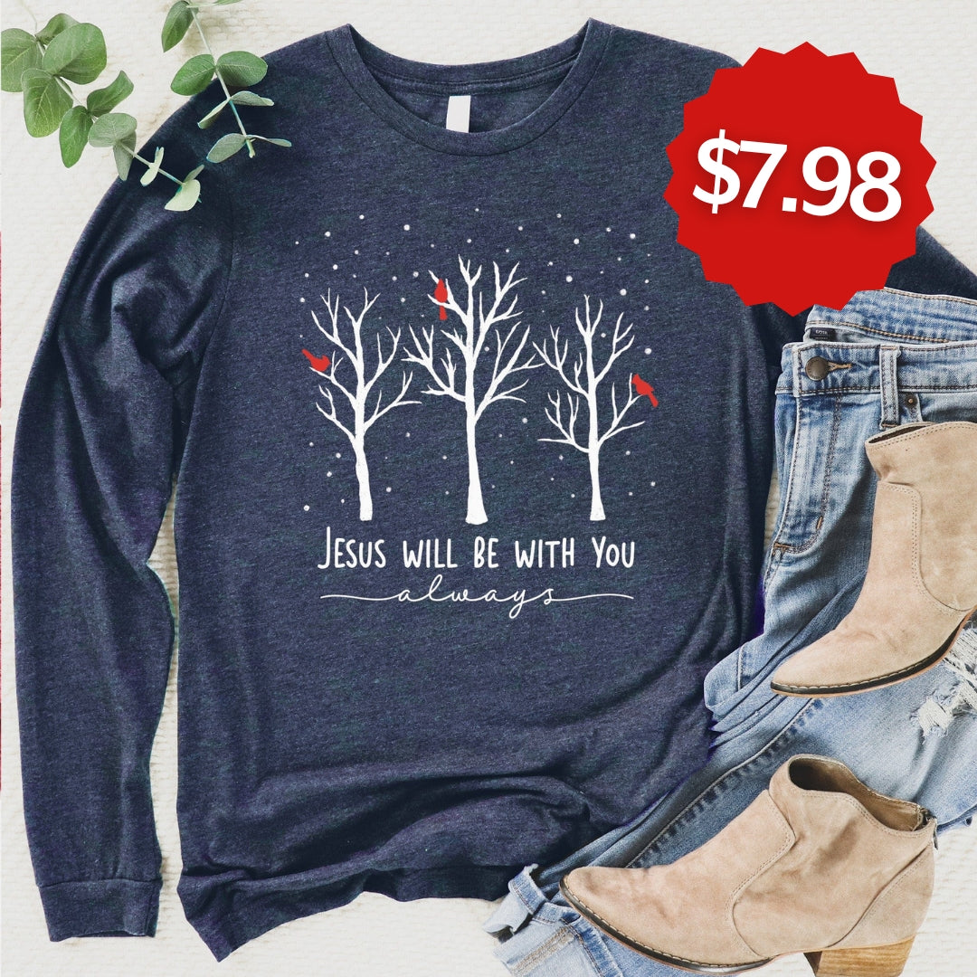 Jesus Will Be With You Long Sleeve product image 1