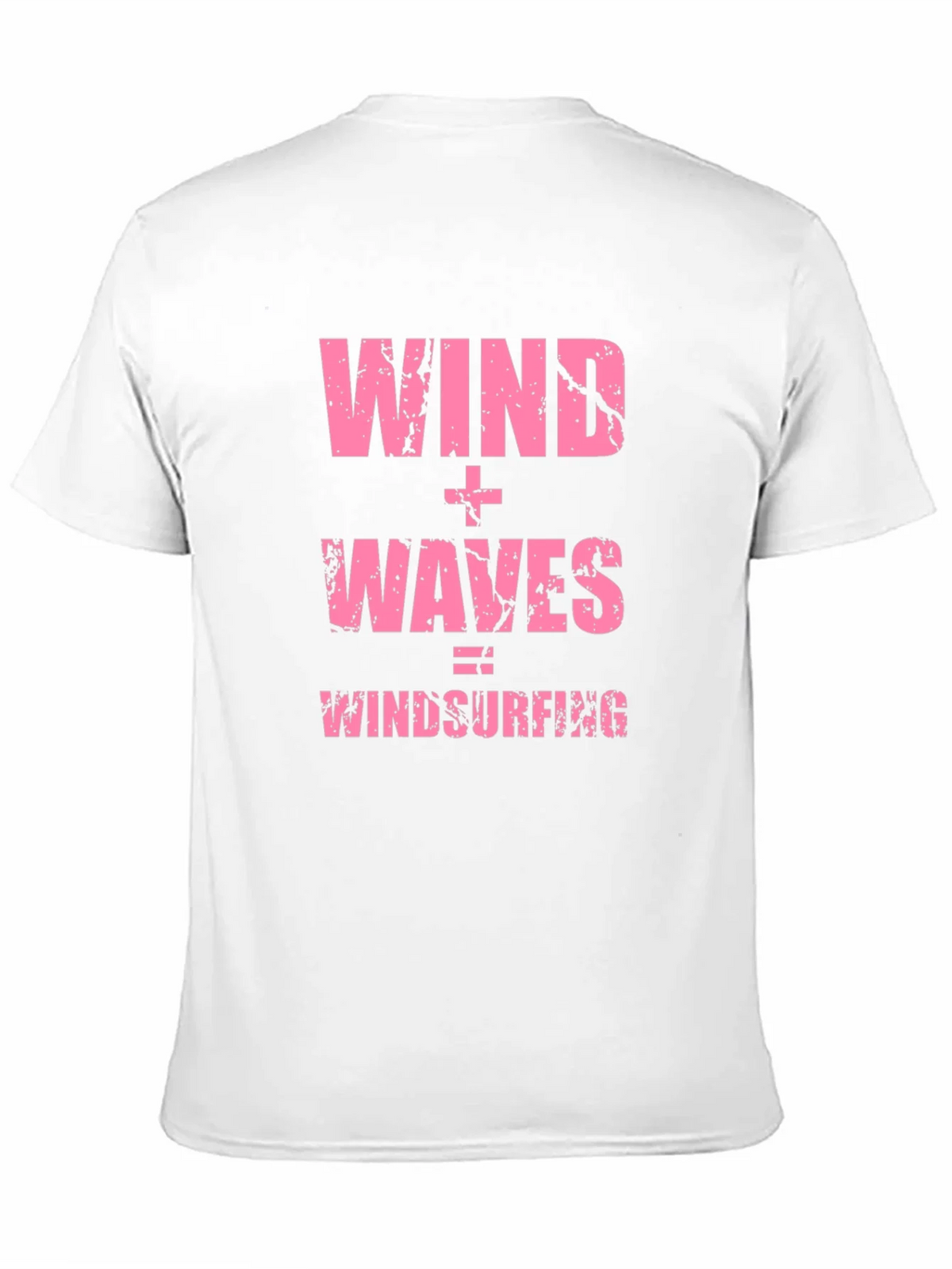 Wind + Waves = Windsurfing Black T-Shirt product image 8