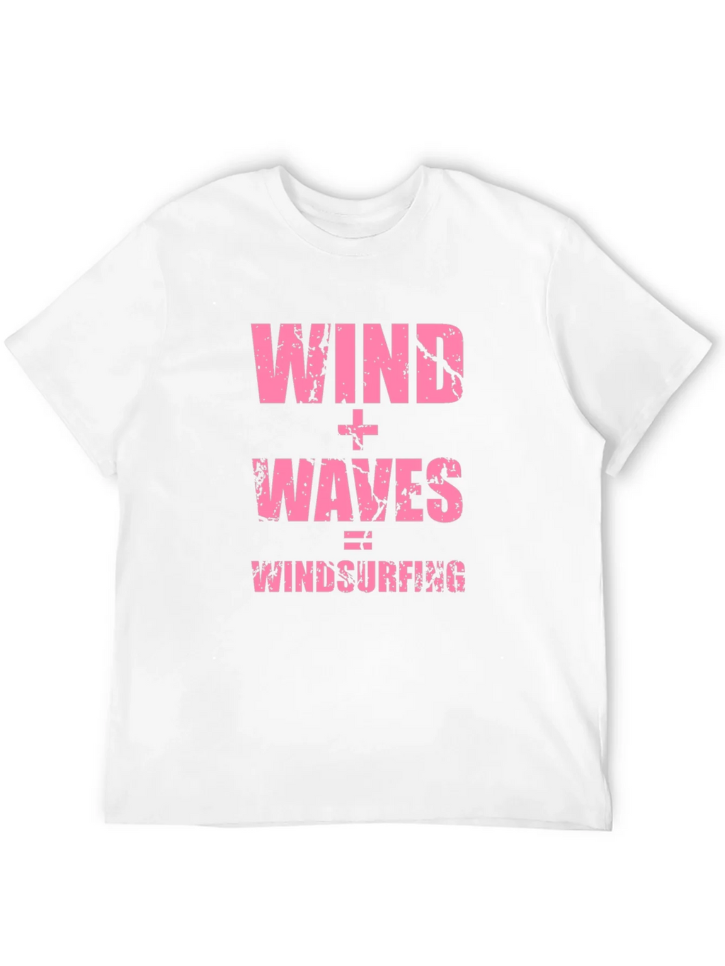 Wind + Waves = Windsurfing Black T-Shirt product image 9