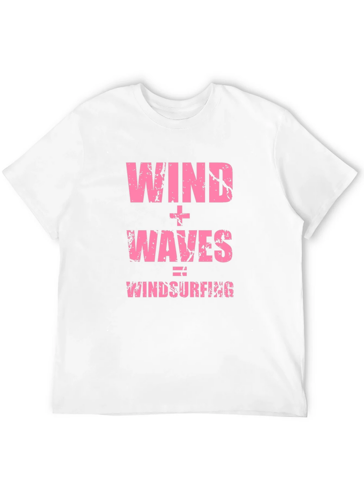 Wind + Waves = Windsurfing Black T-Shirt product image 9