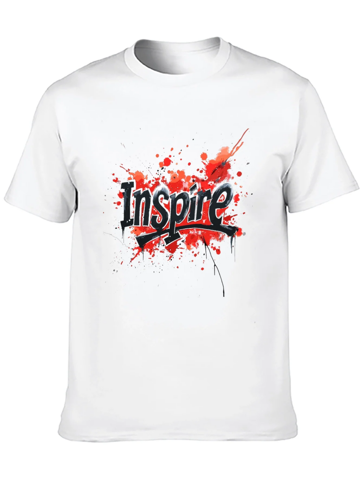 Inspire Graphic Tee - Black Cotton Blend product image 9