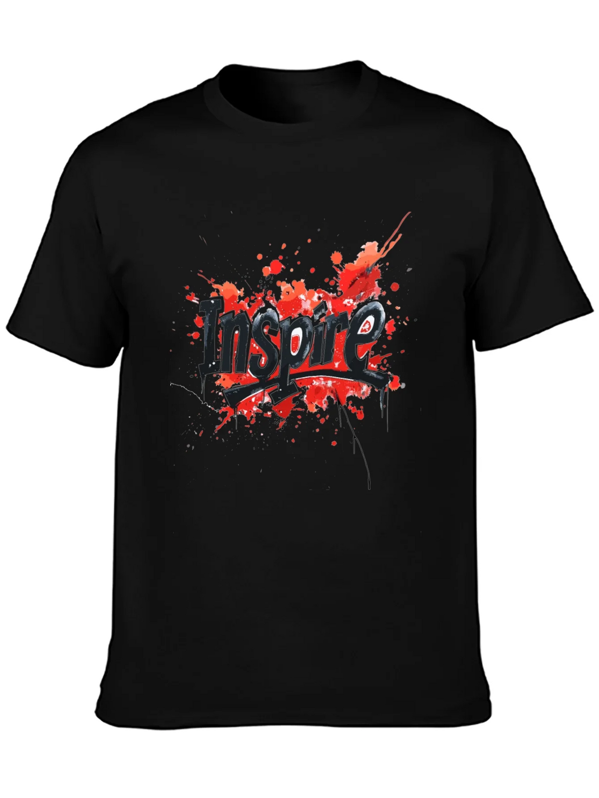 Inspire Graphic Tee - Black Cotton Blend product image 3