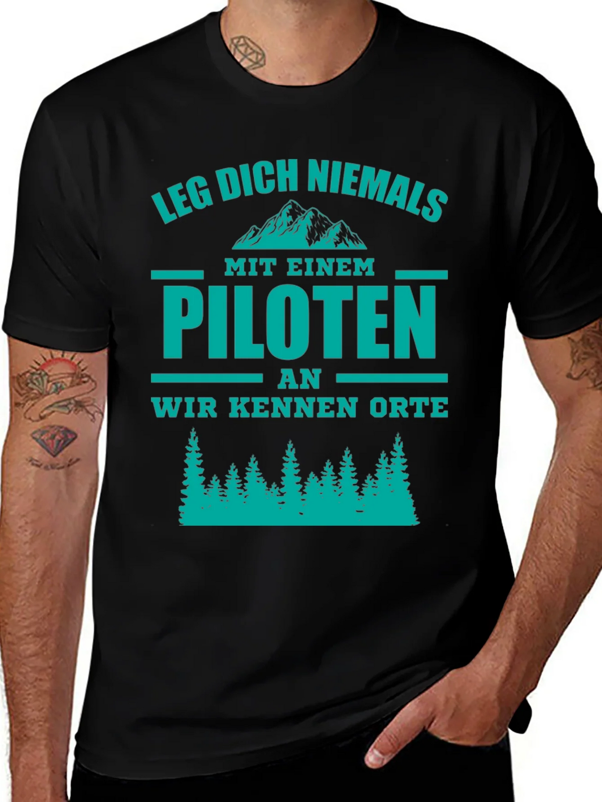 Pilot T-Shirt - Funny German Phrase product image 1