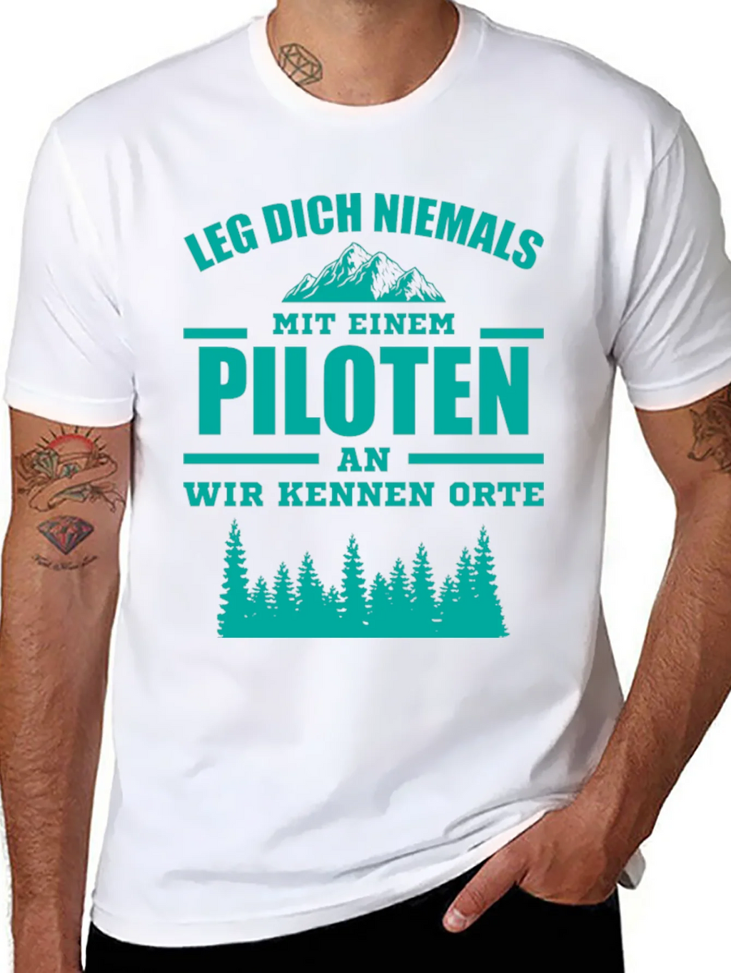 Pilot T-Shirt - Funny German Phrase product image 7