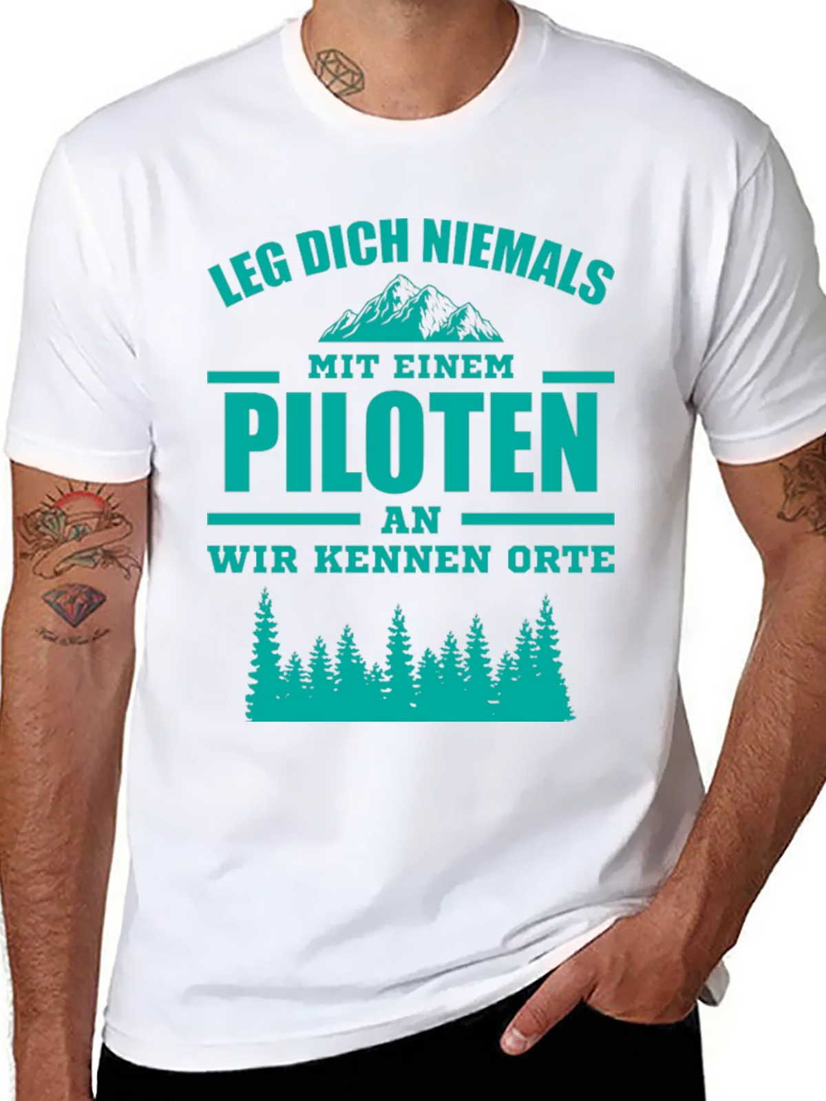 Pilot T-Shirt - Funny German Phrase product image 7