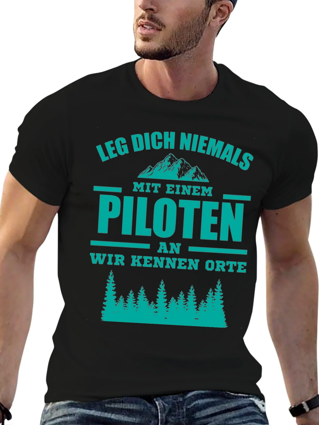 Pilot T-Shirt - Funny German Phrase product image 6
