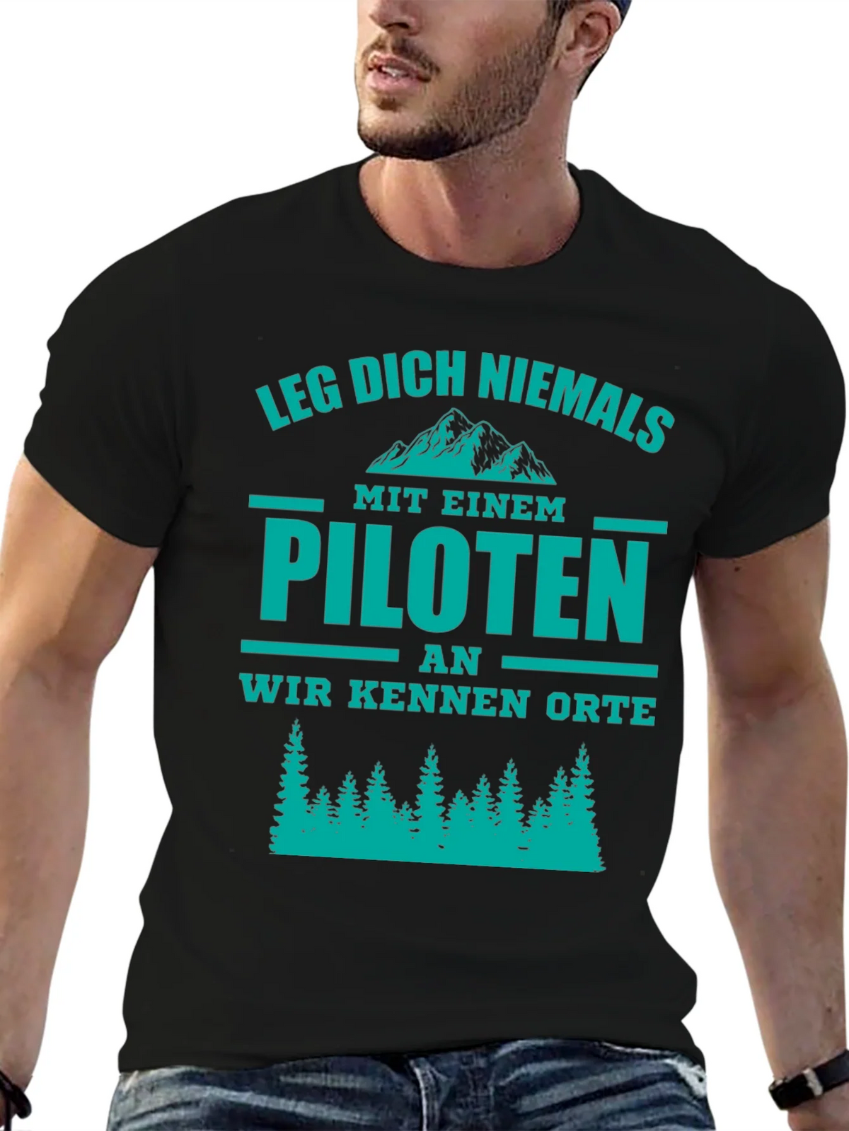 Pilot T-Shirt - Funny German Phrase product image 6