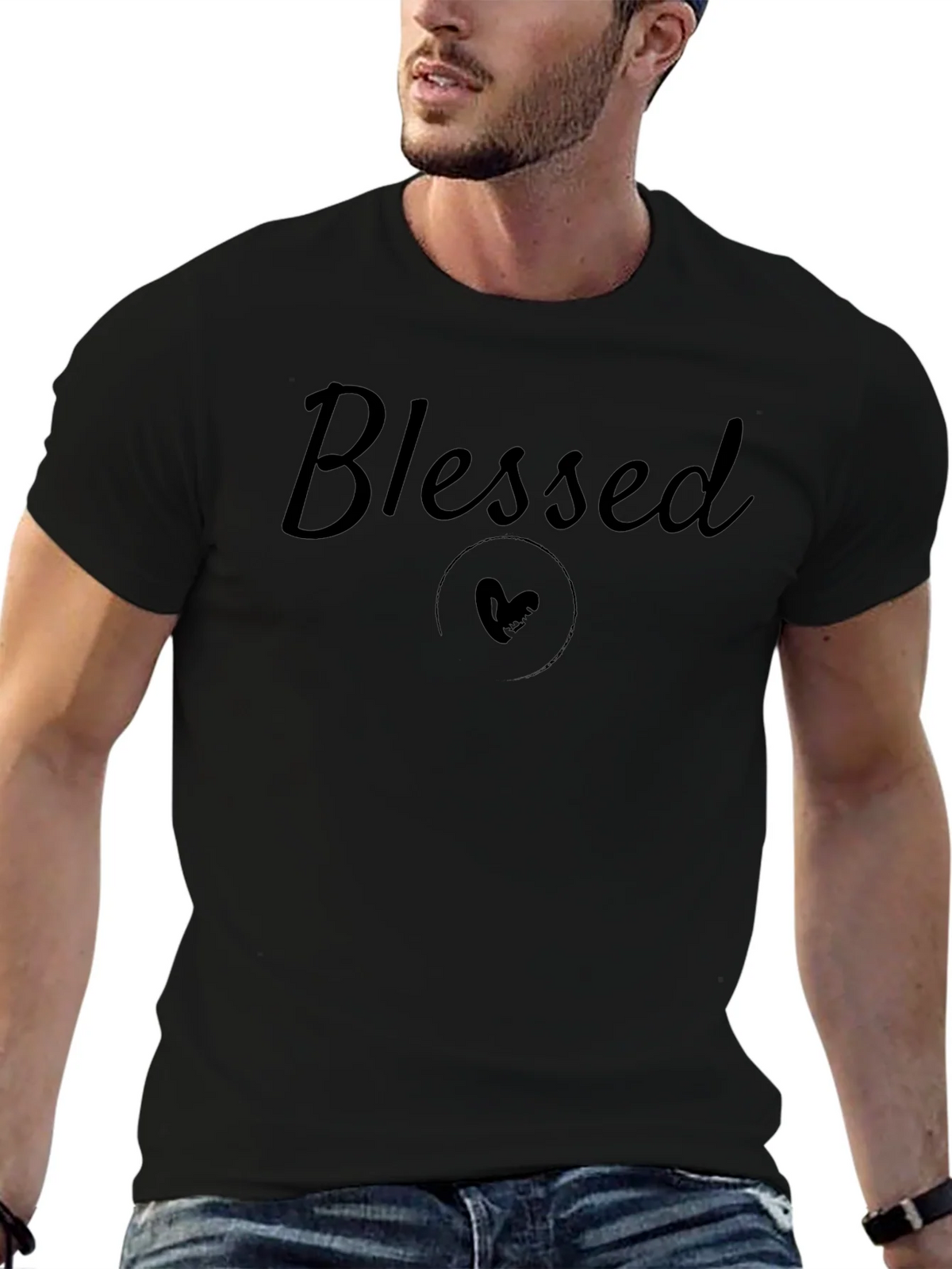 Blessed Heart Graphic T-Shirt product image 5
