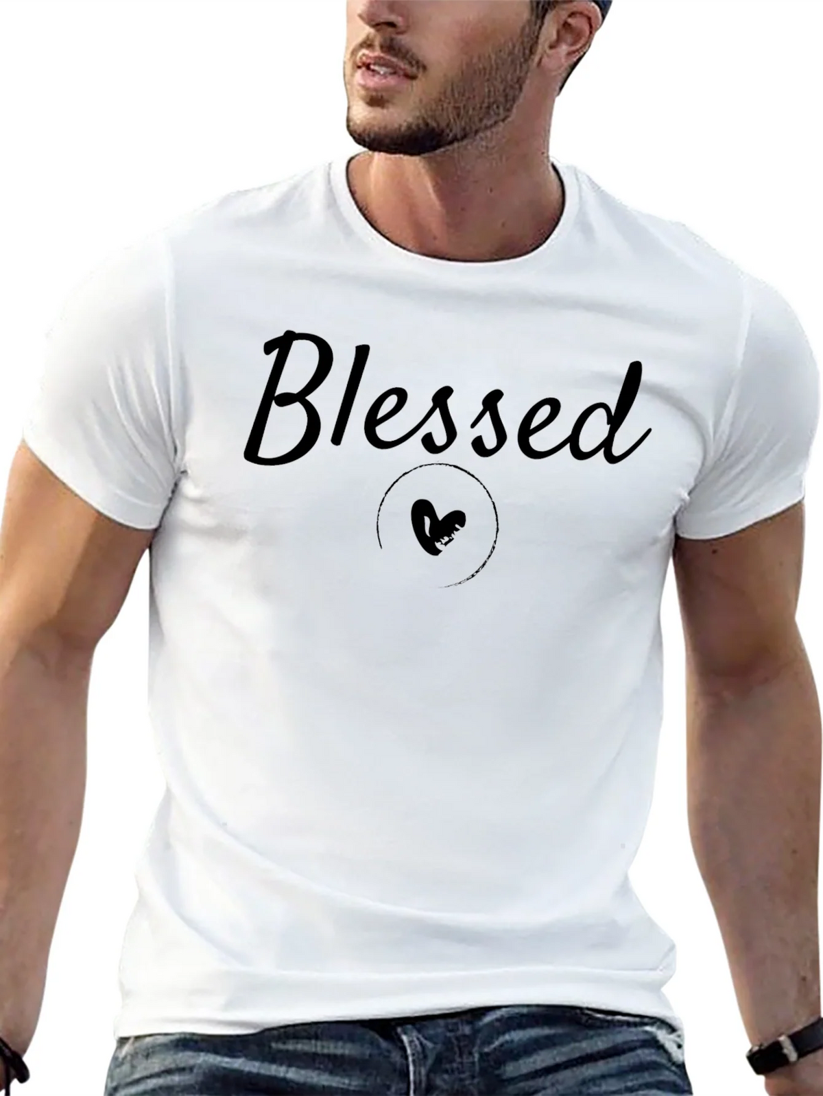 Blessed Heart Graphic T-Shirt product image 9