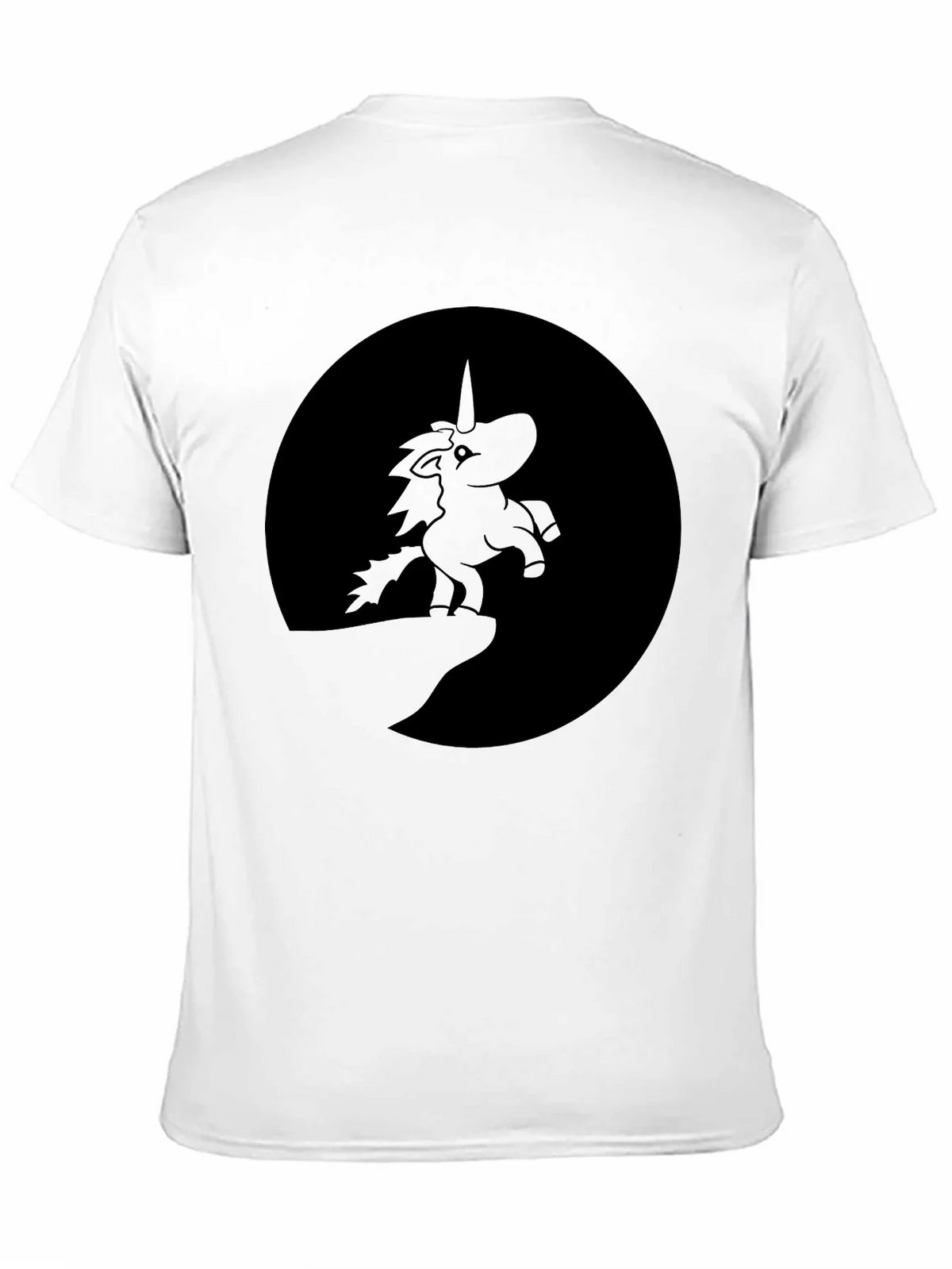Unicorn Silhouette T-Shirt - Dark Fantasy Style product image 4