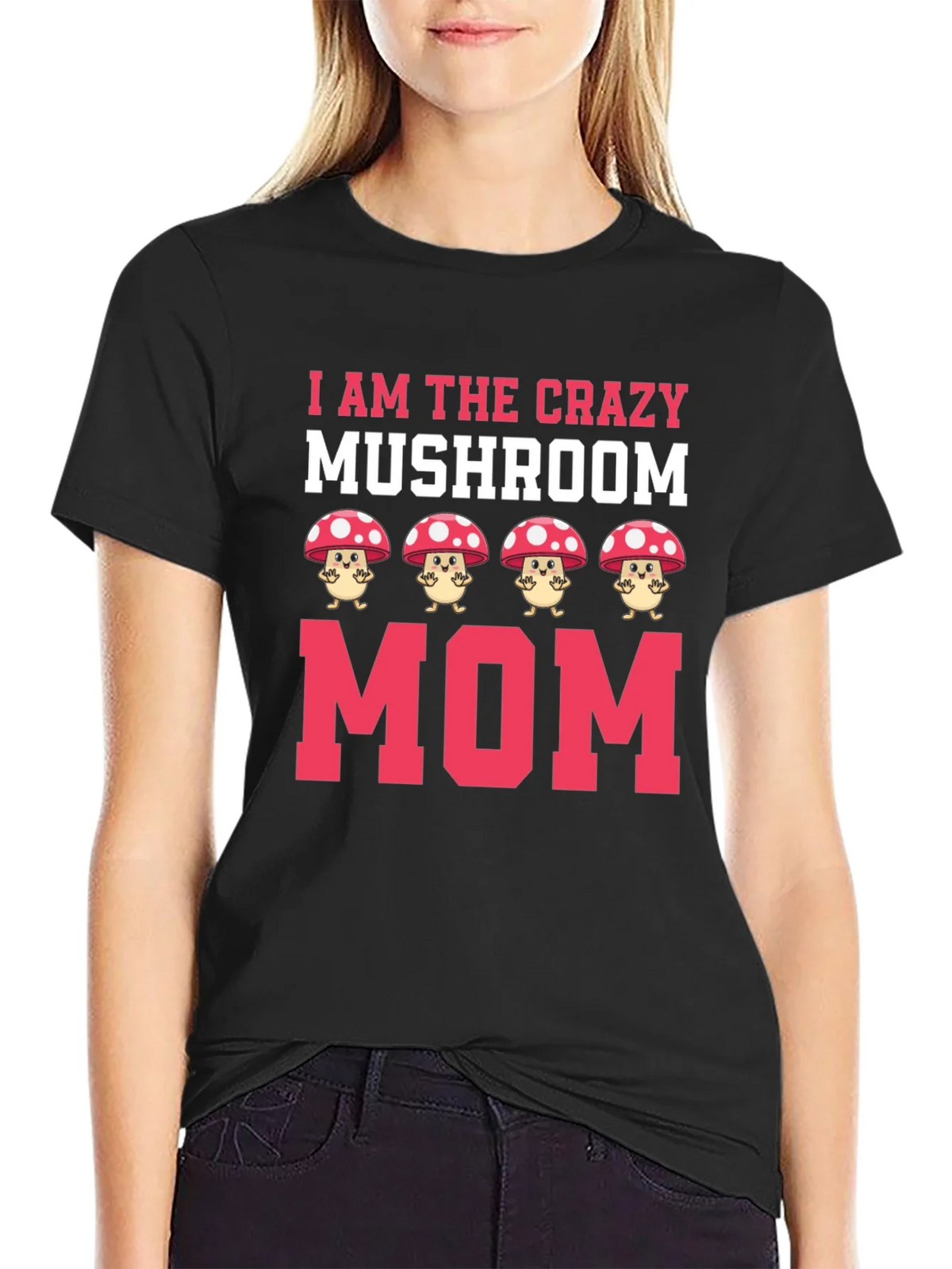Crazy Mushroom Mom Graphic Tee product image 2