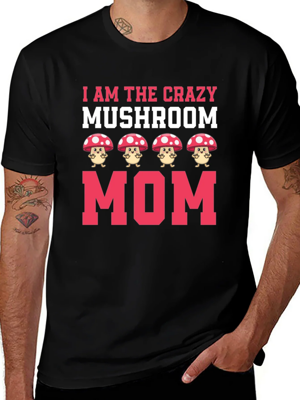 Crazy Mushroom Mom Graphic Tee product image 1