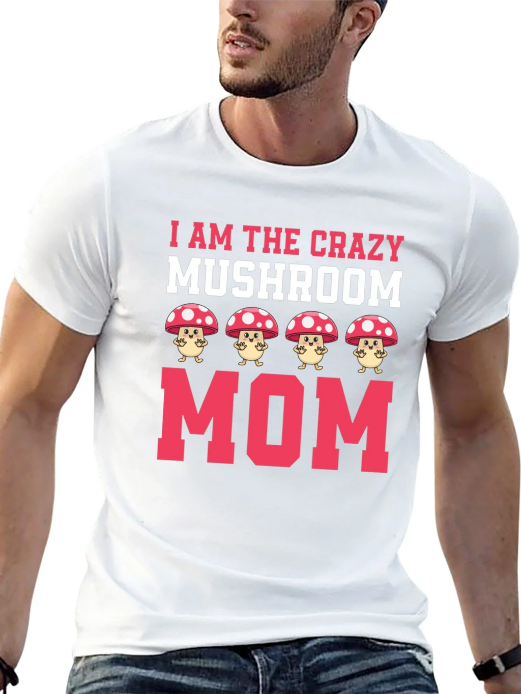 Crazy Mushroom Mom Graphic Tee product image 12