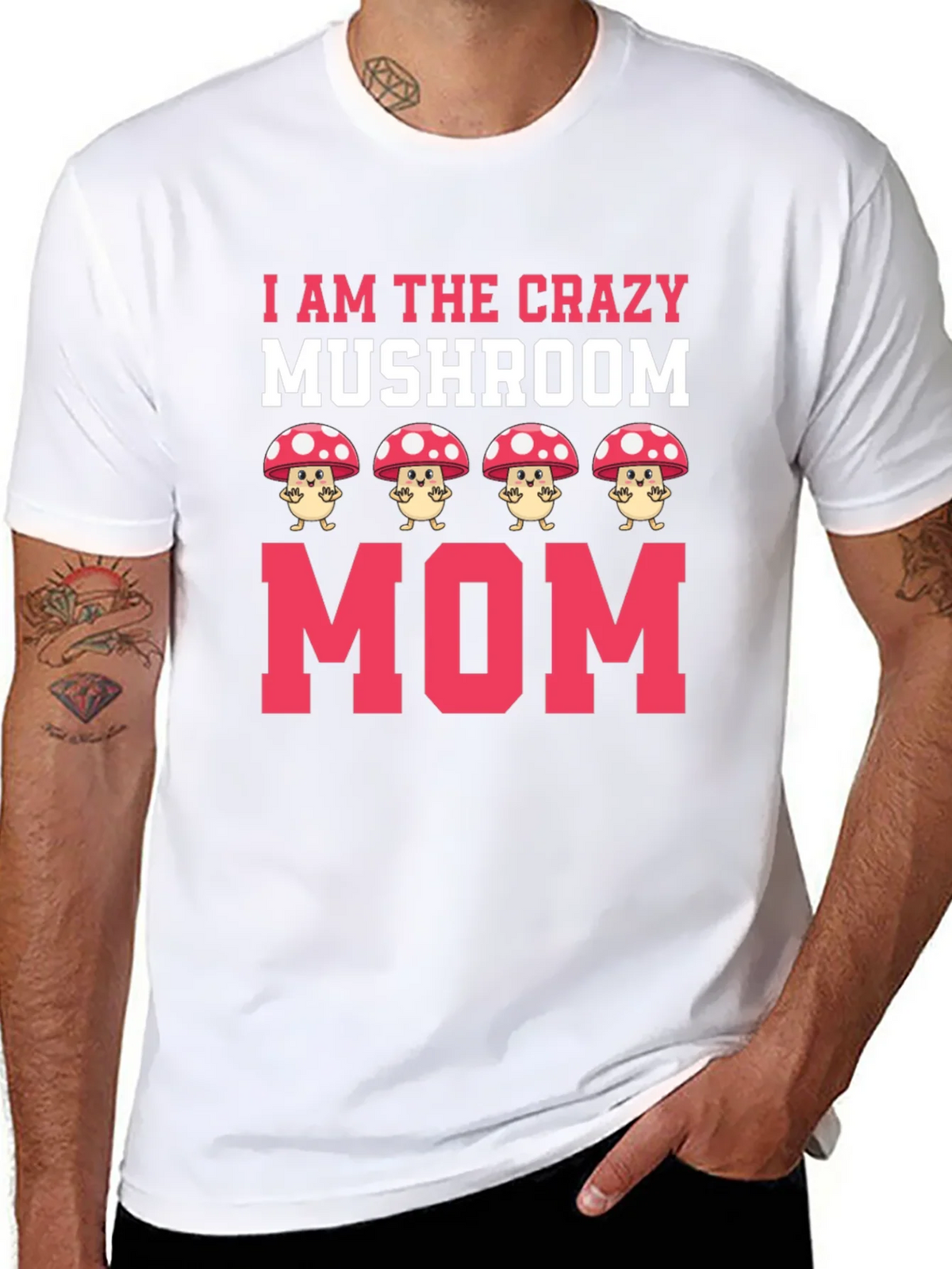 Crazy Mushroom Mom Graphic Tee product image 7