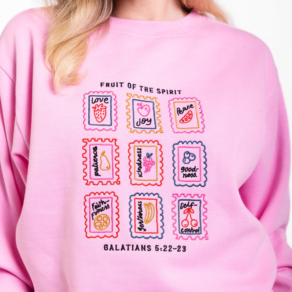 Fruit of the Spirit Embroidered Crewneck Sweatshirt - 20 product image 3